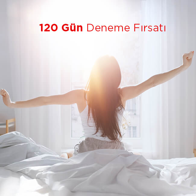 120 Gün Deneme Fırsatı İşbir Yatak'ta!