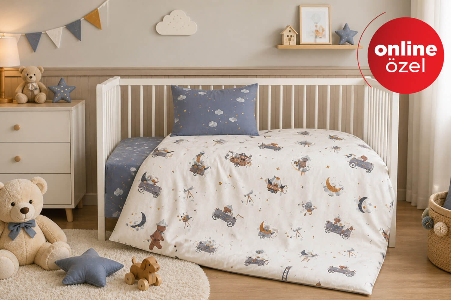 İşbir Junior - Baby Bear Nevresim Takımı
