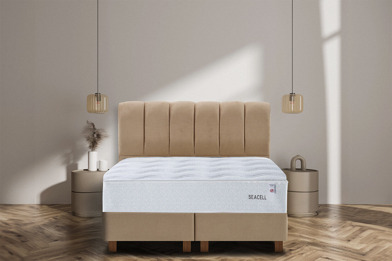 İşbir Yatak - Maya &Desna Silver&Seacell Set